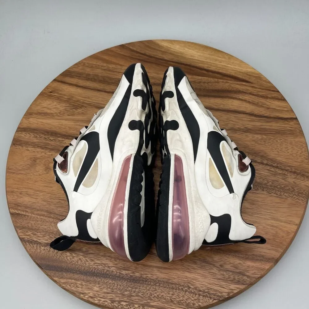 NIKE Air Max 270 React Shoes Womens Size 7.5 White Running Comfort Walking Gym